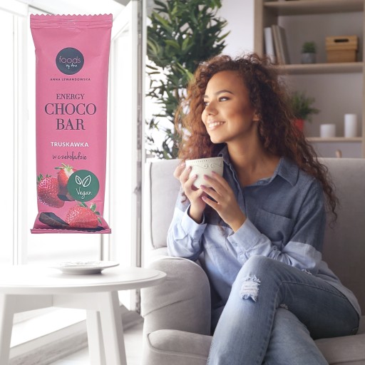 Food by Ann Energy Bar Jahoda v čokoláde 35g