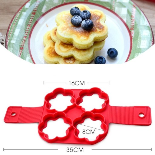 Silikónová forma na palacinky, palacinky, vajíčka, omelety, forma na vyprážanie