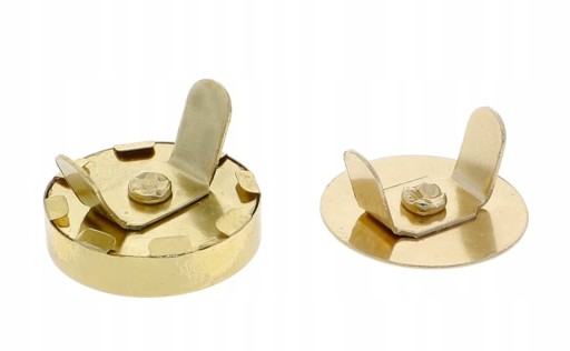 Magnet na tašku s magnetom 18 mm zlatý