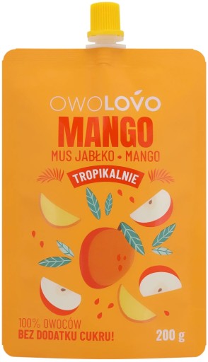 OWOLOVO SET TROPICKÁ PENA MIX 4 PRÍCHUTI | OVOCIE NATURAL bez CUKRU