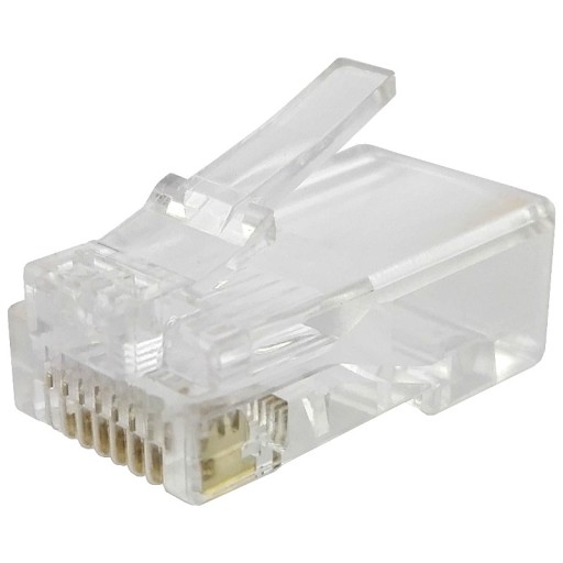 RJ-45 8PIN modulárna zástrčka kategórie 5e pre drôt, 2 ks