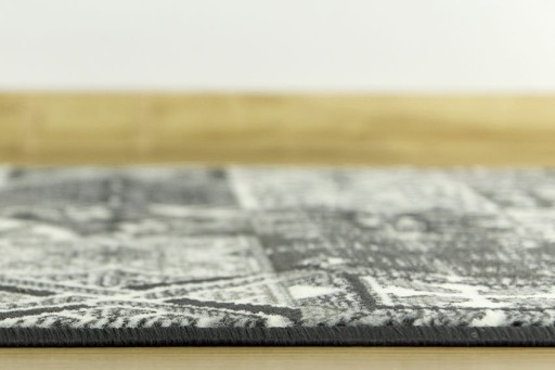 šírka 60 cm ŠEDÝ RUGNER LUNA PATCHWORK BOHO ŠTÝL