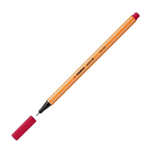 STABILO POINT 88/50 TMAVO ČERVENÁ