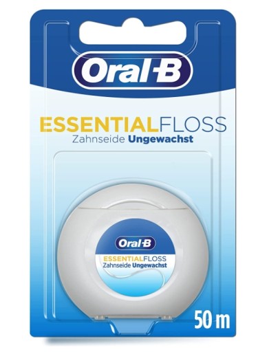 Oral-B Essential Floss Dent Floss Unwaxed 50m