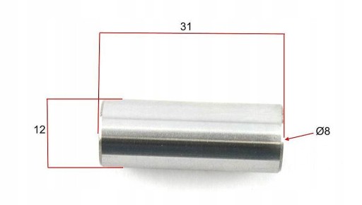 Piestny čap Romet Komar Simson Ogar Kadet fi 12 mm POLISH produkt
