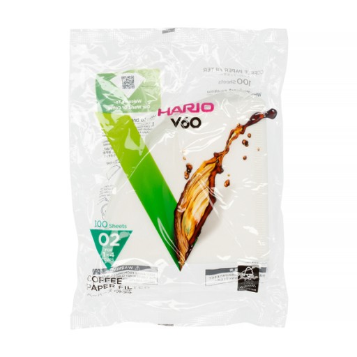 HARIO ODKAPÁVACIE PAPIEROVÉ FILTRE BIELY V60-02 100 ks