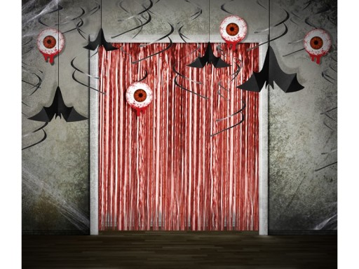 PAPIEROVÉ OZDOBY ZÁSAJNÉ NETOPIE ČIERNE PRÍVESKY HALLOWEEN NARODENINY