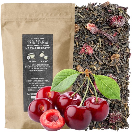 Čierny čaj ČEREŠNE V ROM 50g yunnan čierny
