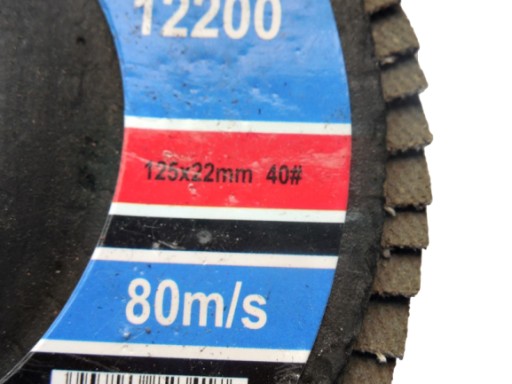 KLAPACÍ KOTOUČ hrúbka 125 mm. 40