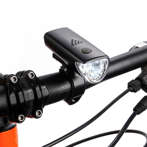 LED svetlo na bicykel na riadidlách