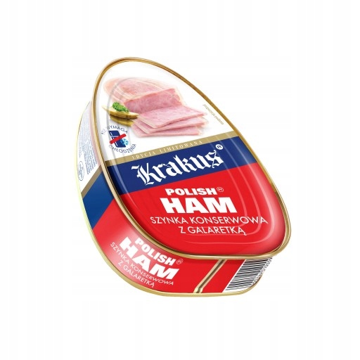 KONZERVOVANÁ ŠUNKA S RELÉ 455 G KRAKUS