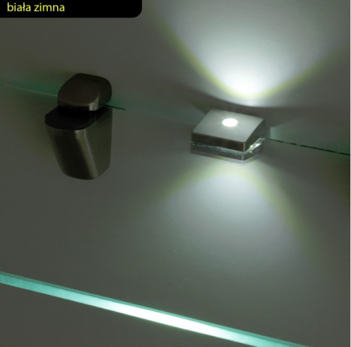 LED klip na sklenenú policu skrinky 12V S3S
