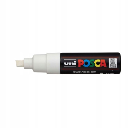 ZNAČOVAČ s UNI POSCA PC-8K BIELYM náterom