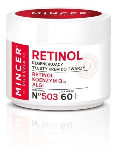 Mincer Retinol regeneračný krém č.503 60+ 50ml