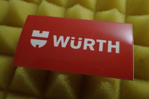 NÁLEPKA WURTH 5,7 x 3 cm