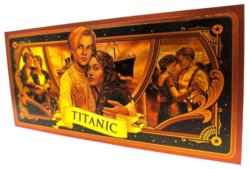 TITANIC FILM Jedinečný zberateľský DARČEK s pozlátenými bankovkami