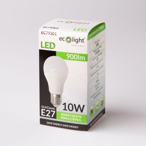 10W LED E27 ŽIAROVKA, TEPLÁ FARBA