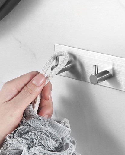 LOFT Vešiak do kúpeľne na uteráky, držiak na háčik