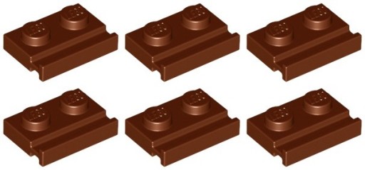 LEGO 32028 GUIDE 1x2 hnedá NOVINKA (5g) 6 ks.