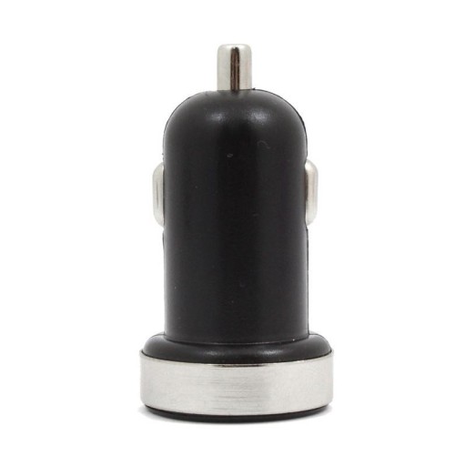 USB nabíjačka do auta 1A + 2,1A ČIERNA