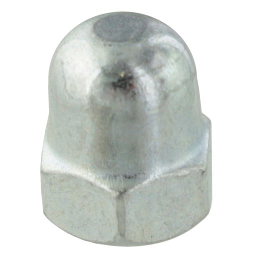 Pozinkovaná prevlečná matica M5 5 mm DIN 1587