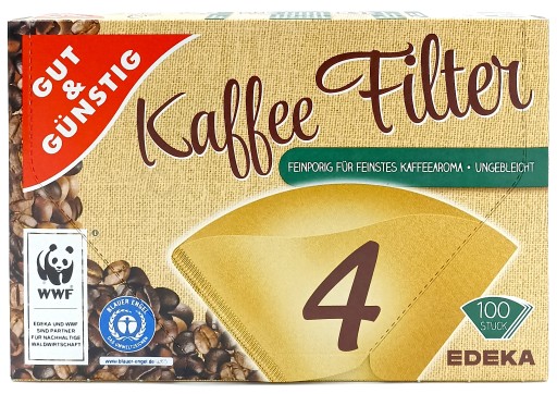 Papierové filtre na kávu G&G č.