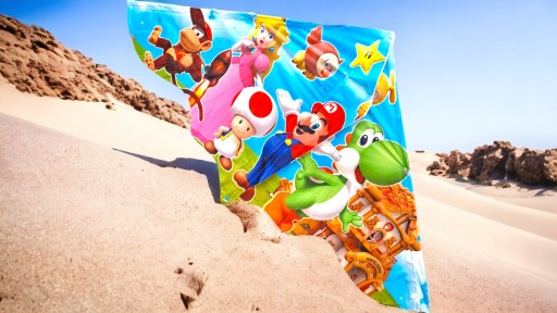 VEĽKÝ DARK PRE DETI MARIO BROSS 120x60 CM XXL - ideálny na prázdniny,