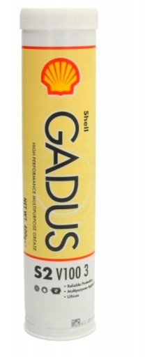SHELL GADUS S2 V100 GREASE 3 400g NÁPLŇ ORIGINÁLNA PRE LOŽISKÁ