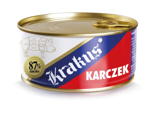 Bravčová krkovička - mäsová konzerva 87% - Krakus | 300 g