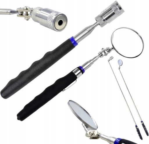 KONTROLNÝ SET ZRKADLO + LED TELESKOPICKÝ UCHÁPAČ