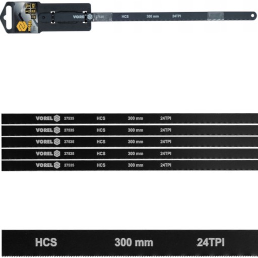 PÍLOVÝ LIST NA KOV 300mm 24 TPI NA PÍLOVÉ GULE 5 KS