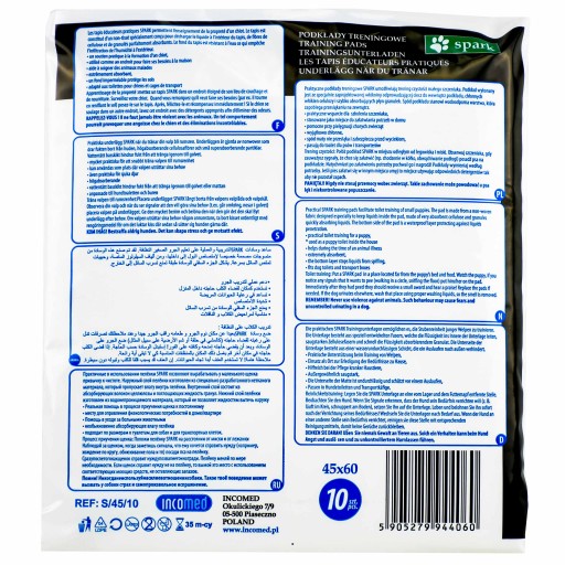 PODLOŽKY pre psov 45x60 HYGIENICKÝ VÝCVIK Podložky na učenie sa čistote x10