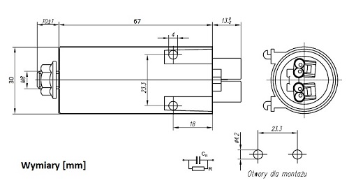 Kondenzátor KPC-1 14uF+/-5% 250V ELGO