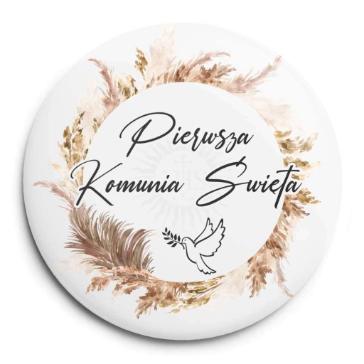 Špendlík na detské oblečenie Prvé sväté prijímanie retro boho štýl