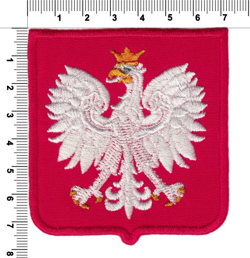 Termoadhezívna vyšívacia nášivka EMBLÉM POĽSKA