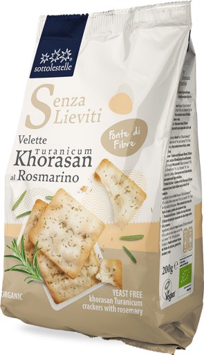 KHORASAN PŠENIČNÉ KREKERSKY S ROZMARÍNOM BIO 200g