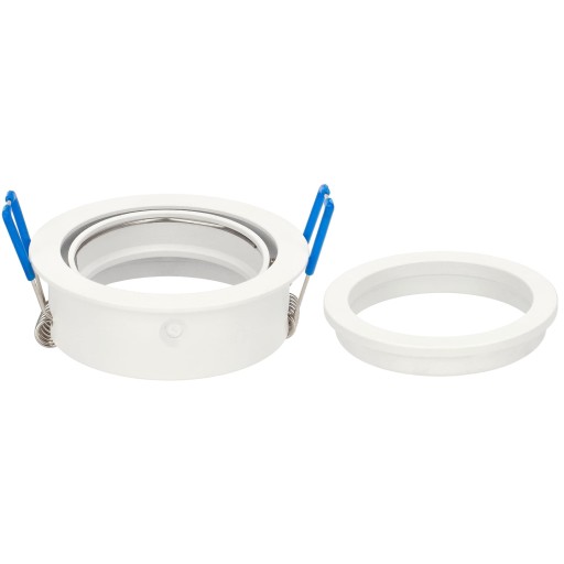 STROPNÉ SVETLO POHYBLIVÉ POHYBLIVÉ LED KRUH BIELY EDO +GU10 +LED ŽIAROVKA