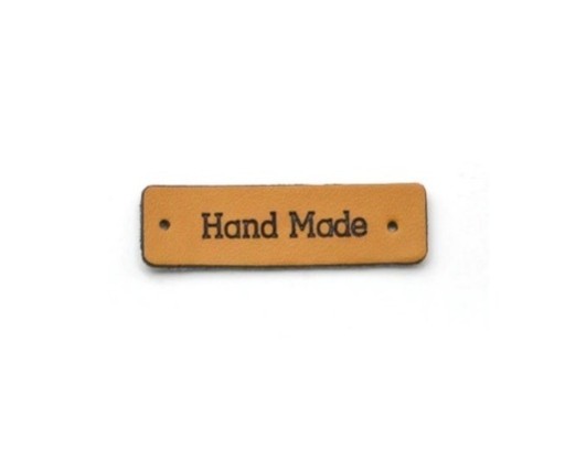 HANDMADE CAMEL 1157 štítok z ekokože