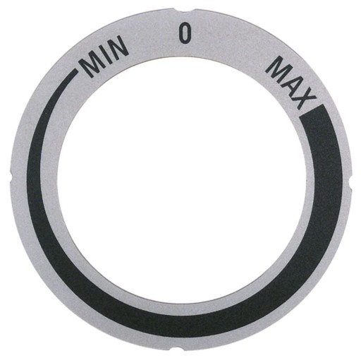 Gombíková stupnica regulátora energie, 1-okruhová, 63mm