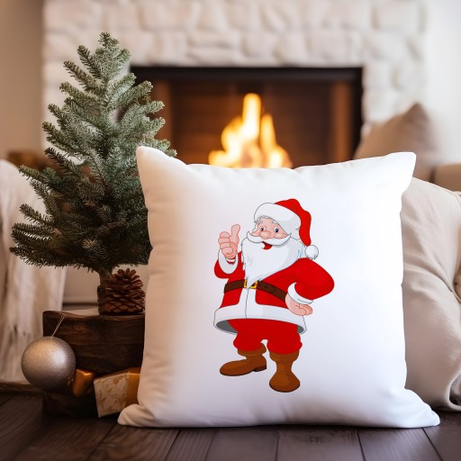 DEKORATÍVNY VANKÚŠEK 40x40 VIANOČNÝ SANTA
