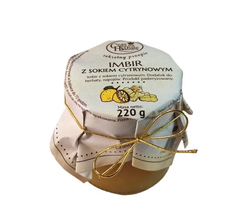 ZÁZVOR S CITRÓNOVOU ŠŤAVOU 220g dóza