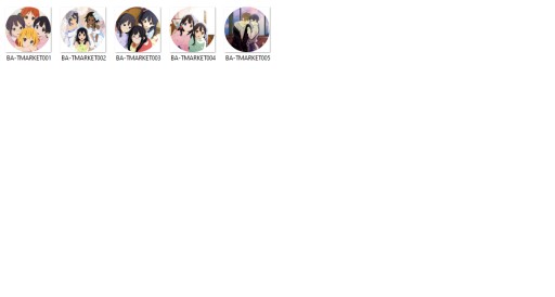 Tamako Market Manga Anime Pins, ZO AKÝCH SI VYBERÁTE