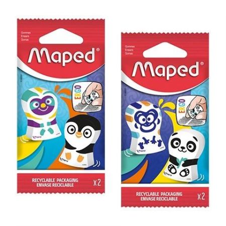 GUMA MAPOVANÁ CUŽKA, BIELA, NA VYMAZANIE, 2 ks.