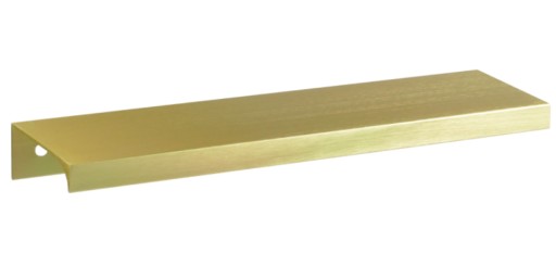 Okrajová rukoväť aplikovaná vpredu, matná zlatá - 160/180 mm UA06 AMIX