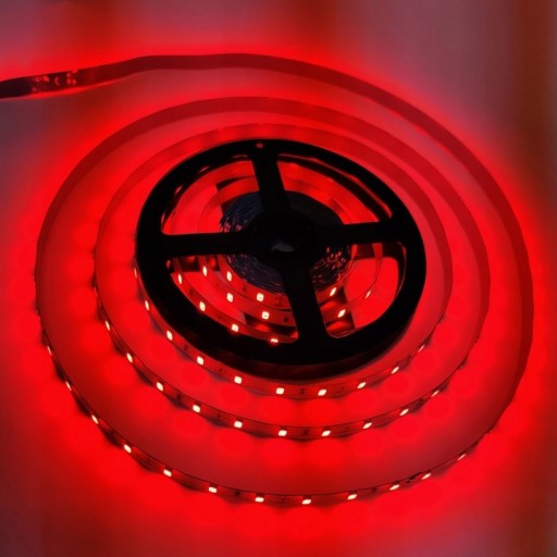 300 LED pás SMD5630 IP20 červený 24V 1m