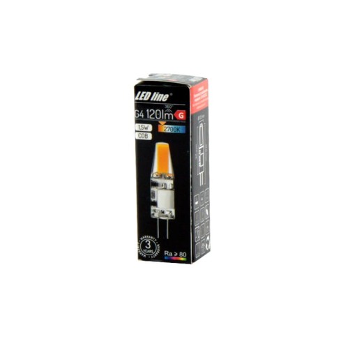 LEDline Mini COB G4 LED žiarovka 1,5W 12V Teplá biela 2700K