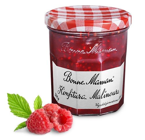 Bonne Maman francúzsky malinový džem, 370 g
