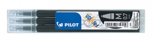 PILOT FRIXION VYMAZATEĽNÁ VLOŽKA 0,7 3 ks ČIERNA