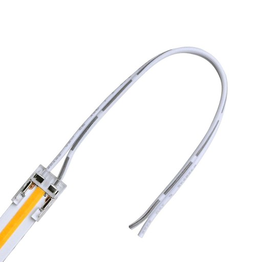 COB 8mm LED páskový konektor s napájacím káblom