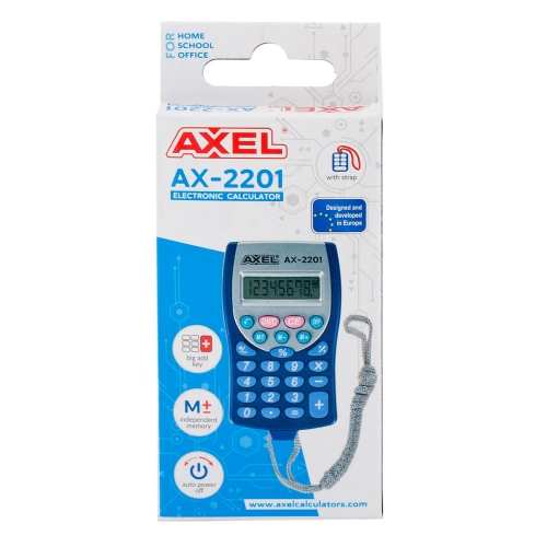 AXEL AX-2201 KALKULAČKA, STARPAK